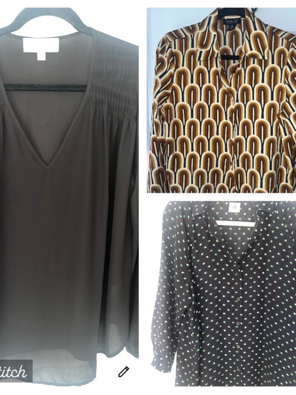 AMAZING set of 3 medium blouses!! Grab packs of 3 premade sets, new wardrobe
